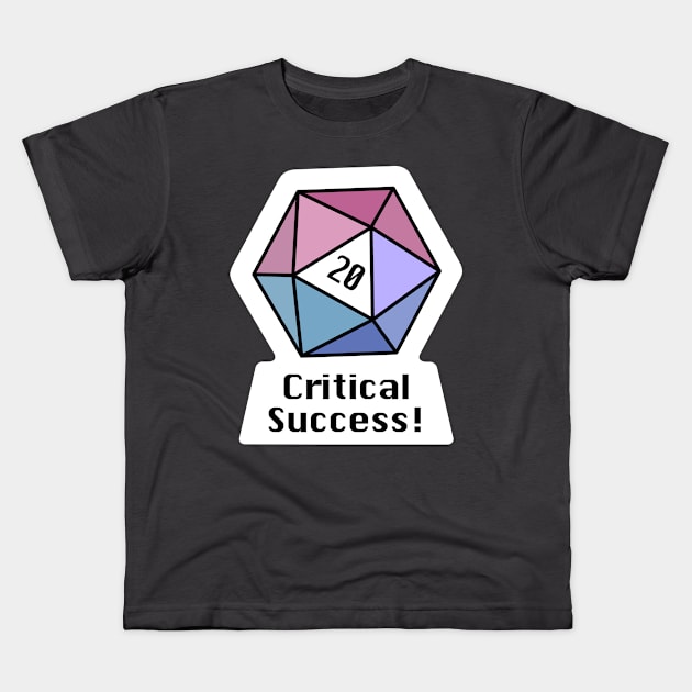 Critical Success! (Bigender) Kids T-Shirt by OctopodArts